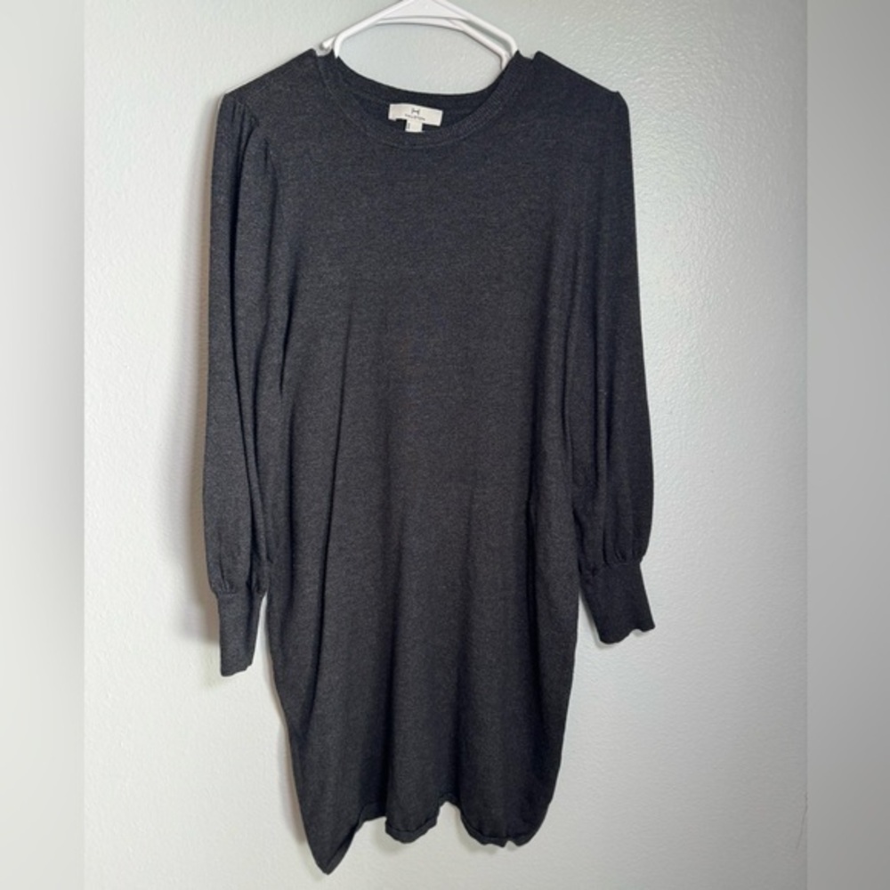 H by Halston Black Sweater Dress Size Medium
